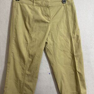 TORI RICHARD Honolulu Women's Capri Cropped Pants Flat Front 2back Pockets Sz 6‎